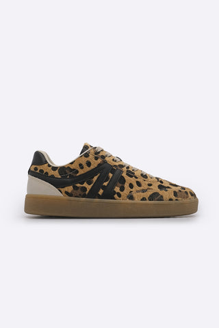 Kadın Sneaker Bağcıklı Spor Ayakkabı Tiyone - Leopar